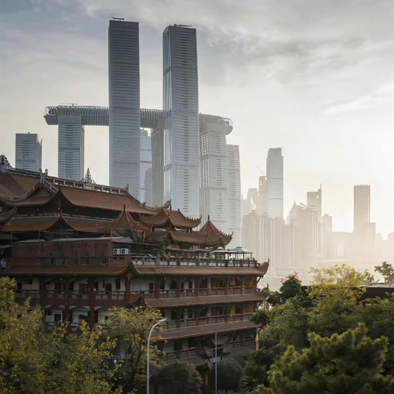 【2人】重庆动物园+建川博物馆+两江游+解放碑+轻奢酒店自由行