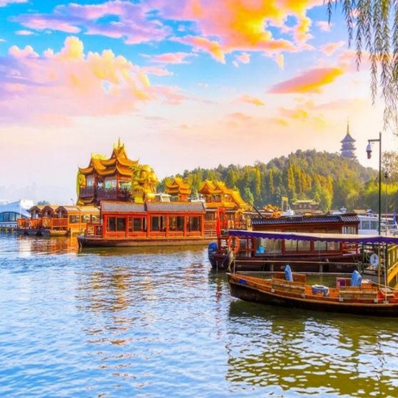 【节假日不加价】2天1晚杭州中豪大酒店+西溪/西湖豪华游船/宋城景点随心选