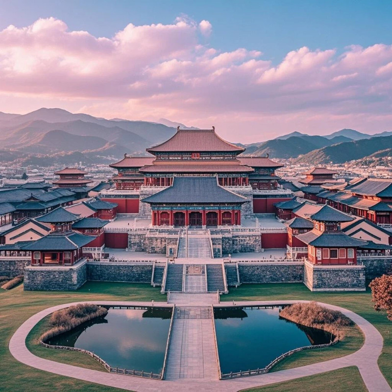 【圣诞不加价】横店影视城国贸大厦清明上河图店+横店影视城3日套票演艺秀秦王宫梦幻谷