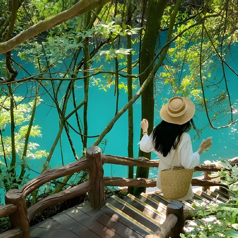 湖北恩施大峡谷深度游-打卡腾龙洞梭布垭地心谷大清江鹿院纯玩团