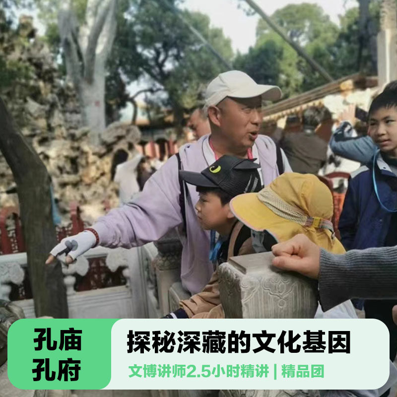 三毛游◆孔庙与孔府3小时金牌导游深度讲解门票小团金牌导大咖解 - 定制游预订