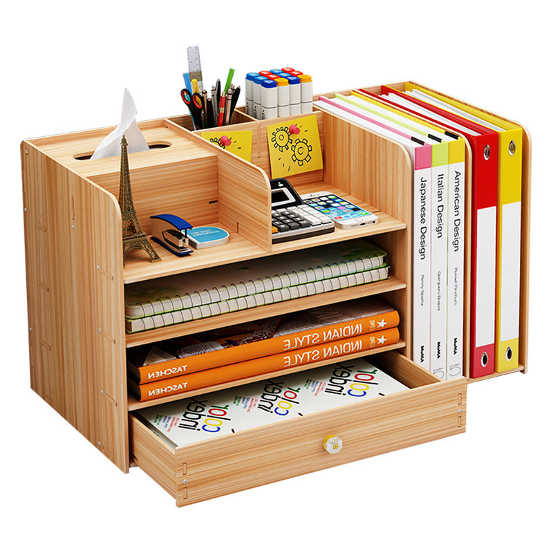 Organisateur tiroir,Boîte de rangement pliable pour livres et fichiers