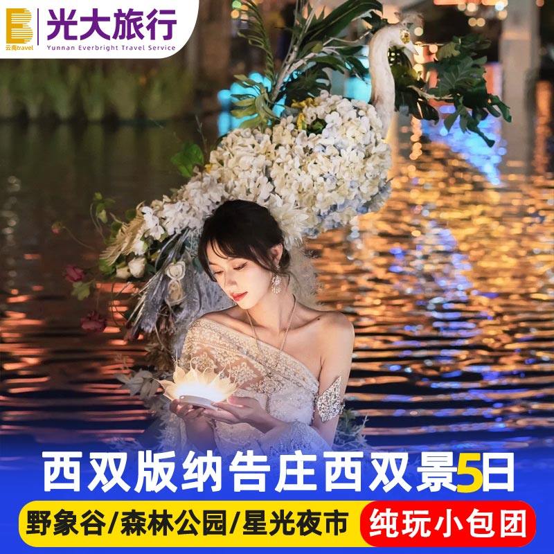 【小团纯玩】西双版纳5天4晚旅游野象谷中科植物园亲子跟团游 - 定制游预订