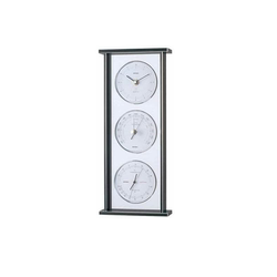 Empex Japan-made Imported Hygrometer Thermometer High-precision Household Metal Aluminum Wall Clock Modern Desk Clock