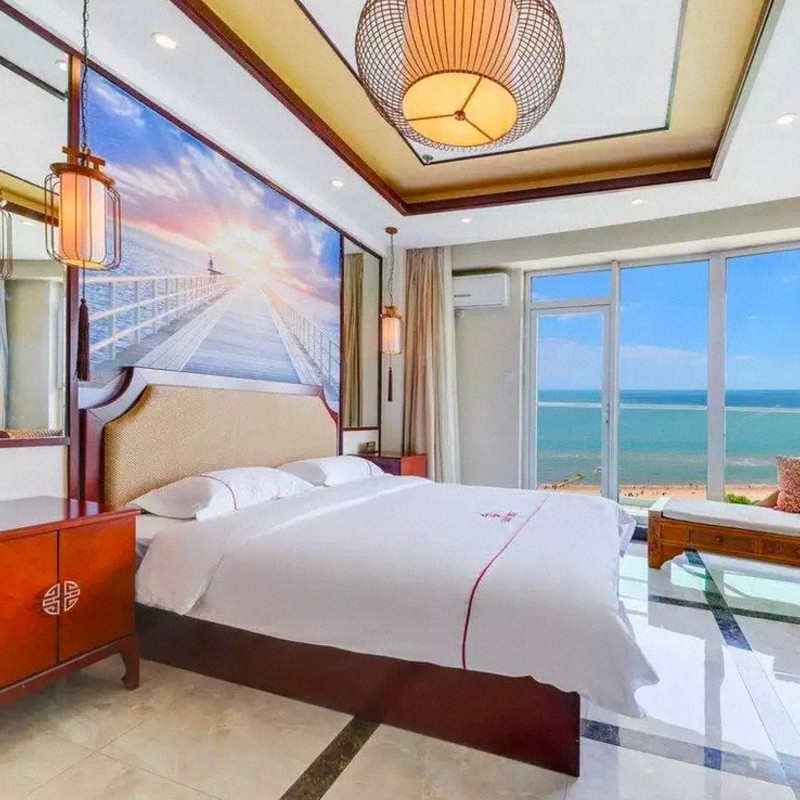 【乐享】秦皇岛黄金海岸龙华园海景酒店海景晨光阳光大床房三天两晚+野生动物园