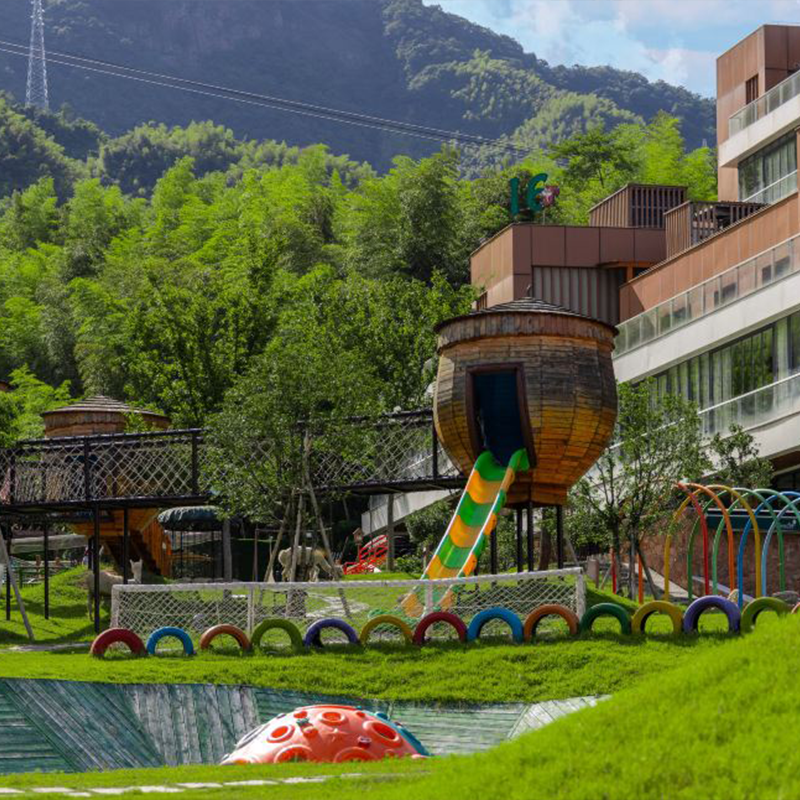 【松鼠部落度假酒店】 双人熊猫部落/温汤+书咖下午茶套餐任选