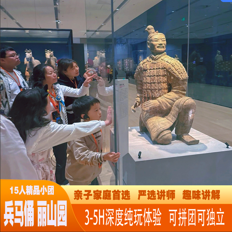 【15人精品团】西安旅游兵马俑丽山园铜车马一日游深度讲解3-5H - 定制游预订