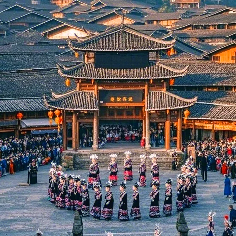 贵阳黔东南黔南 2天1晚 荔波樟江/雷山县 荔波小七孔/西江苗寨