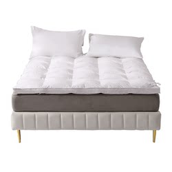 Mercury Home Textiles Five-Star Hotel White Goose down Mattress Feather Soft Cushion Mattress Pad Double-Layer Thickened Warm Mattress Pad