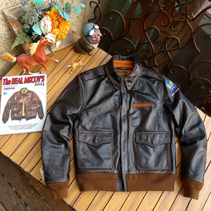 
Replica Eastman16159 Escape Washing Old American Retro Tea Core Horse Leather Clothes A2 Flying Suit Men