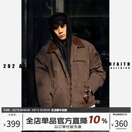 NOFAITH Detroit Jacket Men's Autumn Japanese Vintage Cleanfit Jacket No Faith