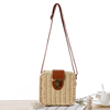 The store manager recommends the new candy color shoulder bag woven bag beach bag mori straw woven bag female bag rattan woven bag