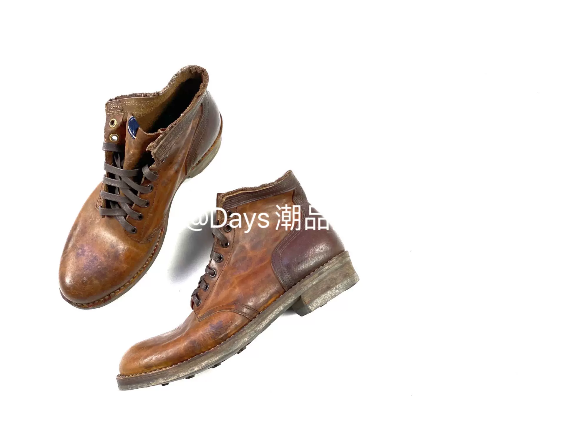 订购实拍VISVIM I.C.T LAFAYETTE BOOTS MUD 泥染靴子-Taobao