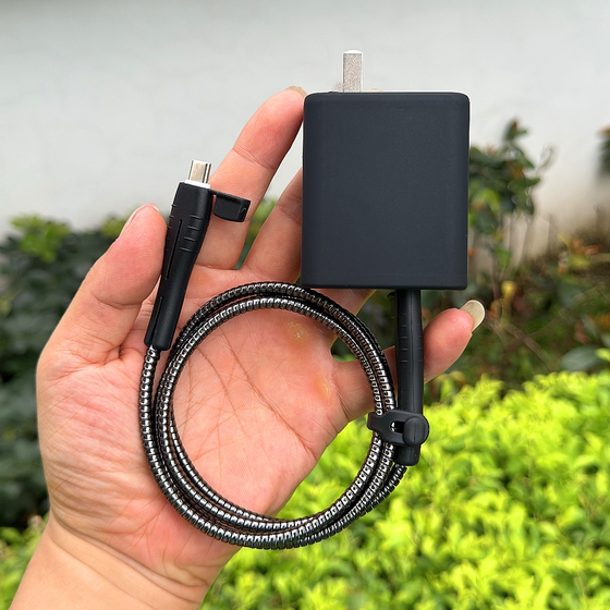 
realme GT5 GTneo5 240W data cable protective cover charger silicone shell anti-breakage winding rope