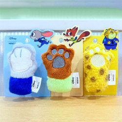 Miniso Disney Zootopia Hair Clip Plush Paw Hair Accessory Nick Judy