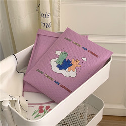 ins Wind Cartoon Personalized Pink Bear Express Bag Envelope Bag Clothing Packaging Bag Shockproof Bubble Bag