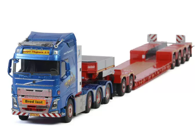 WSI 1:50 VOLVO FH4 8X4 2+4轴拖车模型JESPER THYGESEN 01-2915-Taobao