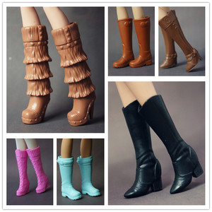 Multi -joint doll accessories Battle doll boots high -heeled shoes fashion supporting shoes suitable for 30cm doll