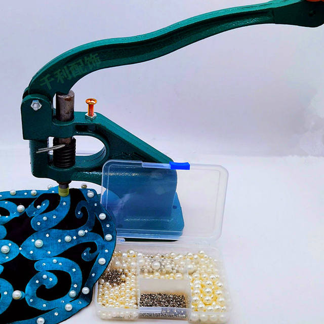 New multifunctional press button machine beading machine diy pearl claw ...