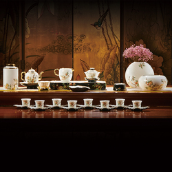 Huaxiangyuan Tea Set Pomegranate Home High-end Tea Set Gift Box