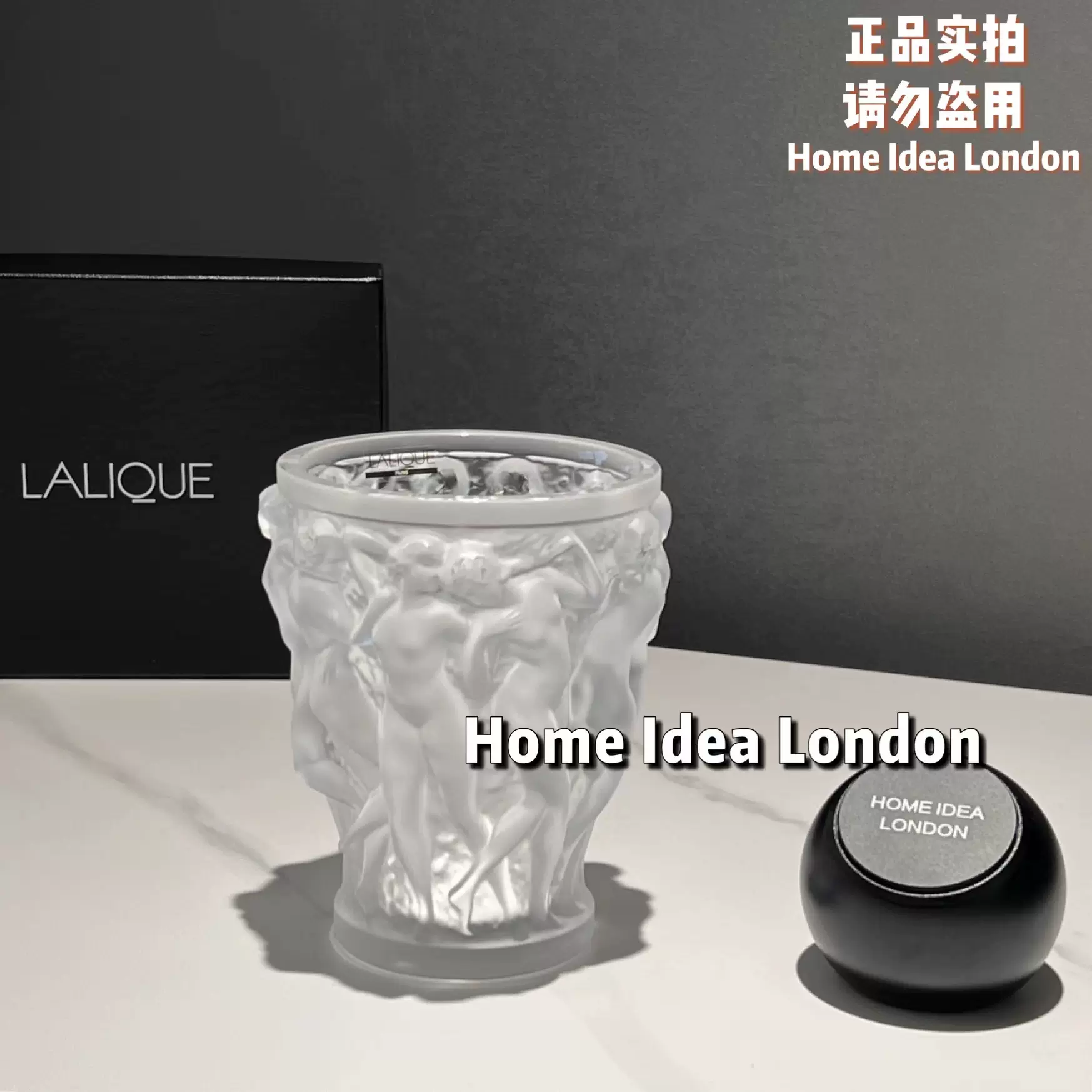 HOMEIDEA 莱俪LALIQUE小号水晶浮雕花瓶丰收十美女祭司精致摆件-Taobao