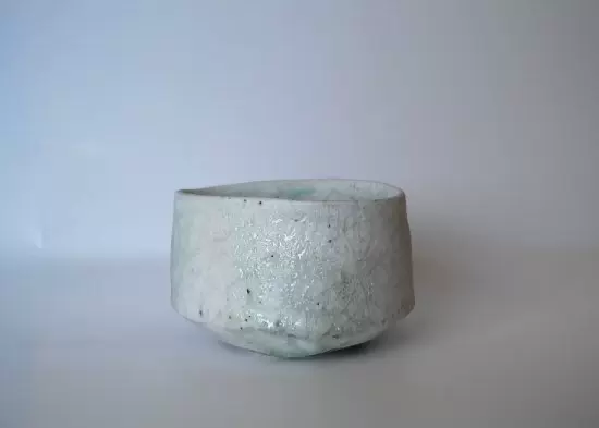 辻村唯＜1.白志野茶盌＞