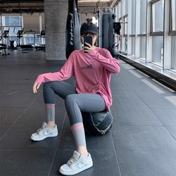 Mdcw Milan Style Loose Slimming Fitness Clothing Plus Size Fat mm Yoga Top Quick-Drying Sports T-Shirt for Women