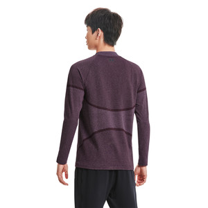
Under Armour UA Autumn and Winter RUSH Men's High Collar Training Sports Long Sleeve T-shirt 1379283