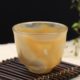Pure natural fine Brazilian jade agate cup folding waist cup tea cup tea set wine glass ornaments universal pure handmade fine sculpture