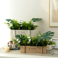 Scandinavian Modern ins Style Artificial Flowers and Fake Green Plants for Living Room Dining Table Tv Cabinet Coffee Table Entrance Table Decoration Ornaments
