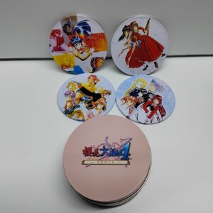 [New Spot] Official Sakura War 4 Game Theme Carry 1 set of 4 games around
