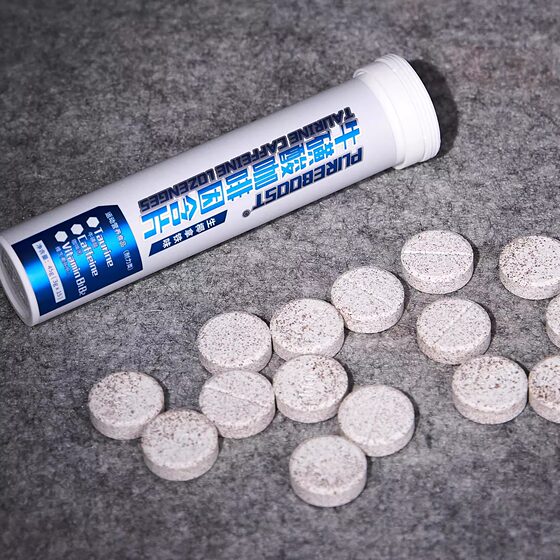 100mg caffeine taurine tablets refresh the mind and prevent the brain and fitness postgraduate entrance examination and stay up late to drive the nitrogen pump in high school