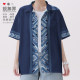 Chinese ethnic style Guangxi Zhuang ethnic minority totem large-size short-sleeved shirt men's and women's fashion design without boundaries