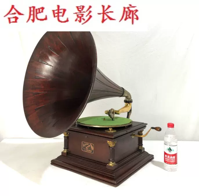 1890年代德国symphonion老式古董手摇投币音乐柜大型八音盒