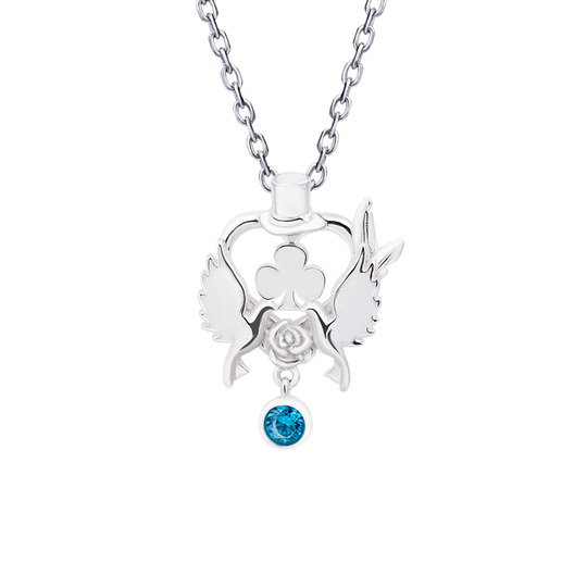 名探偵コナン 怪盗キッド シルバーペンダントネックレス