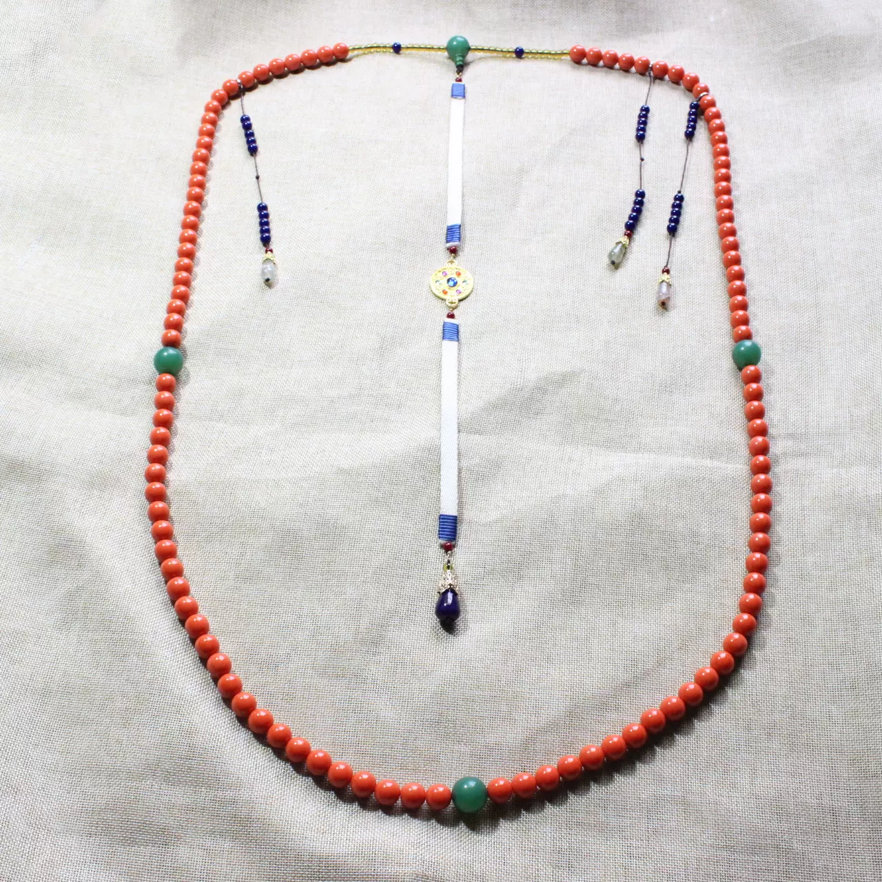 清代 沈香108粒朝珠【サイズ】珠径1.3cm【b】 朝珠价格报价行情- 京东