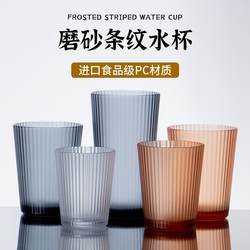 Acrylic striped commercial cup