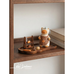 Yujian·Cat Jingdezhen Cat Cat Kiln Ceramic Ornament Aroma Diffuser Stone Creative Desktop Decoration Creative Gift