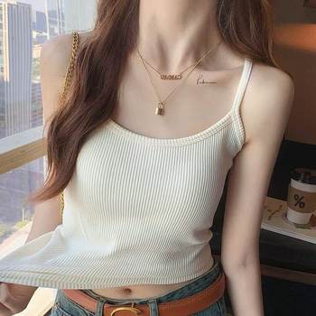 
Small cotton thread suspender vest for wearable suspender shirt