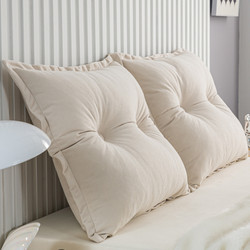 Bedside Cushion, Tatami Soft-Packed Headboard, Double Large Backrest Cushion Combination, Sofa Long Pillow, Removable and Washable