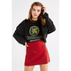 UO Original D Black/Red American Rock Street Waist Short Skirt A-line Mini Skirt Hot Girls High-waisted Boots Dress Slim