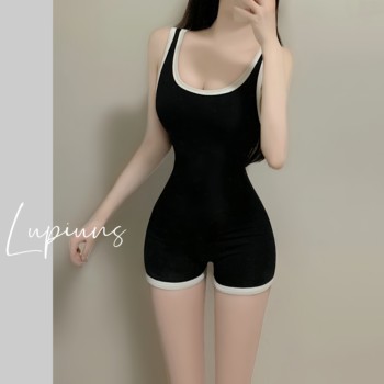 
Hot spring swimsuit one-piece boxer swimsuit for women 2025 new sports swimming pool special racing slimming cover belly