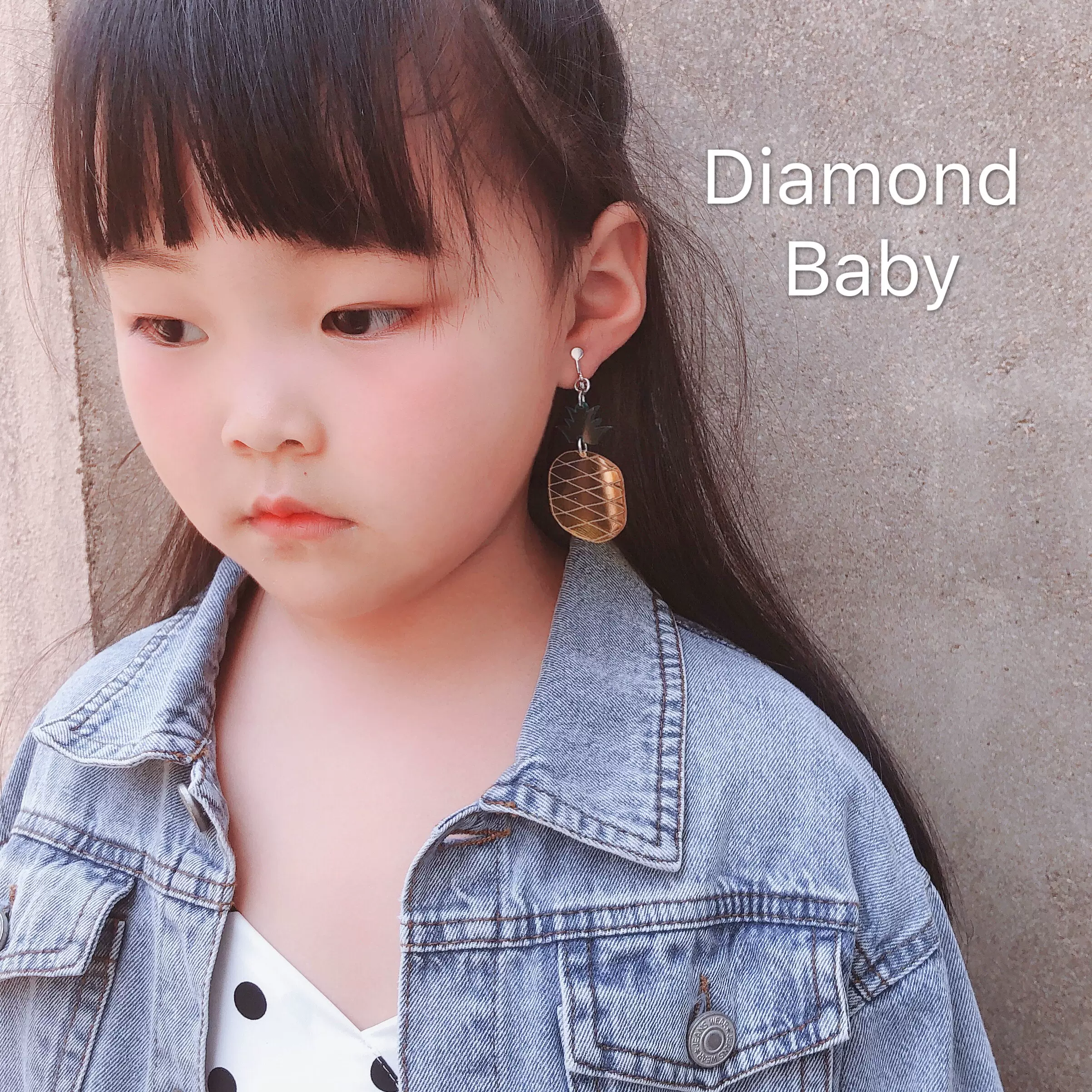 韩版女童耳饰品卡通水果防疼耳夹儿童无耳洞佩戴耳环小女孩假耳坠