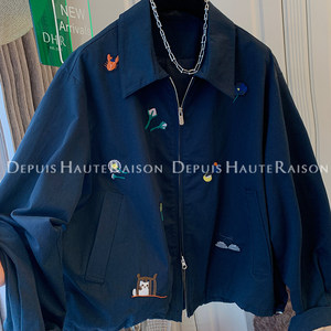 
DHR unique, beautiful, huge and good-looking embroidered short coat, loose and small top for women, 2026 spring new hot style