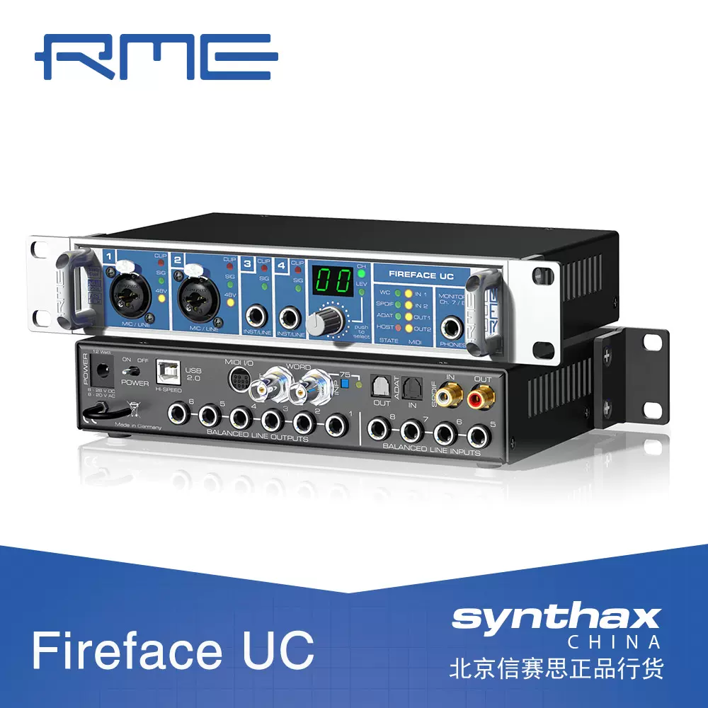 海外最新 RME UC Fireface UC UC 楽器・機材