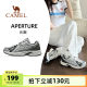 Camel aperture sneakers for women's retro jogging shoes 2025 spring and summer new men's and women's shoes mesh breathable running shoes