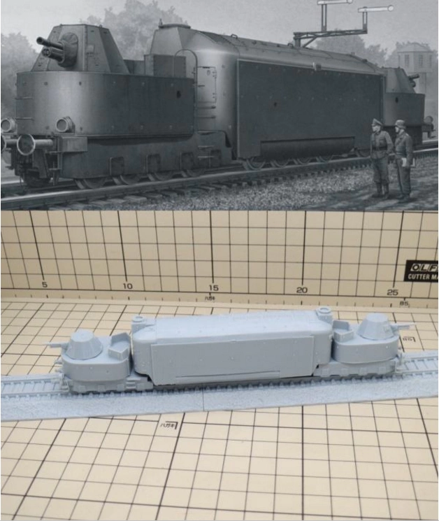 板件/成品 1/144 二战 德国Nr.16装甲列车-Taobao