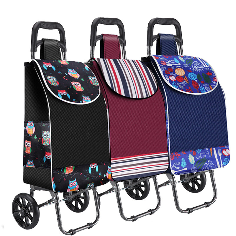 Carrello Della Spesa Pieghevole In Tessuto Oxford 600D - Robustissimo, Con Ruote, Per Shopping, Campeggio E Viaggi