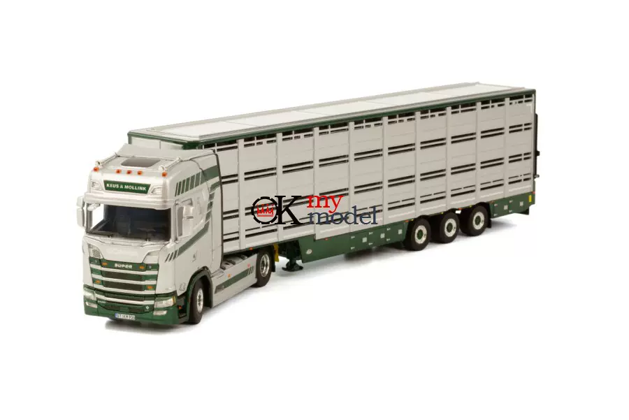 WSI 01-4004 KEUS SCANIA S CS20H 4X2牲畜卡车合金静态模型1/50-Taobao 