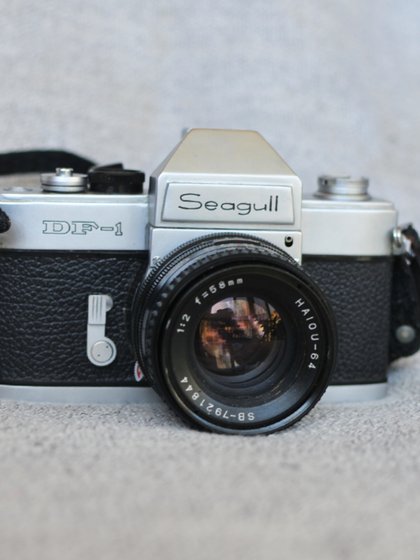Seagull df1 135 mechanical film camera film machine old machine in the 1980s